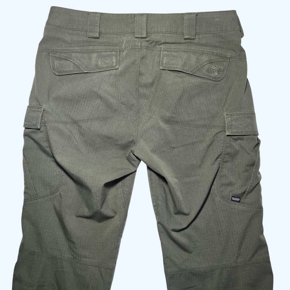 5.11 Tactical Stryke Cargo Pants Olive Green Ripstop Womens 10 Regular Utility - Picture 6 of 10